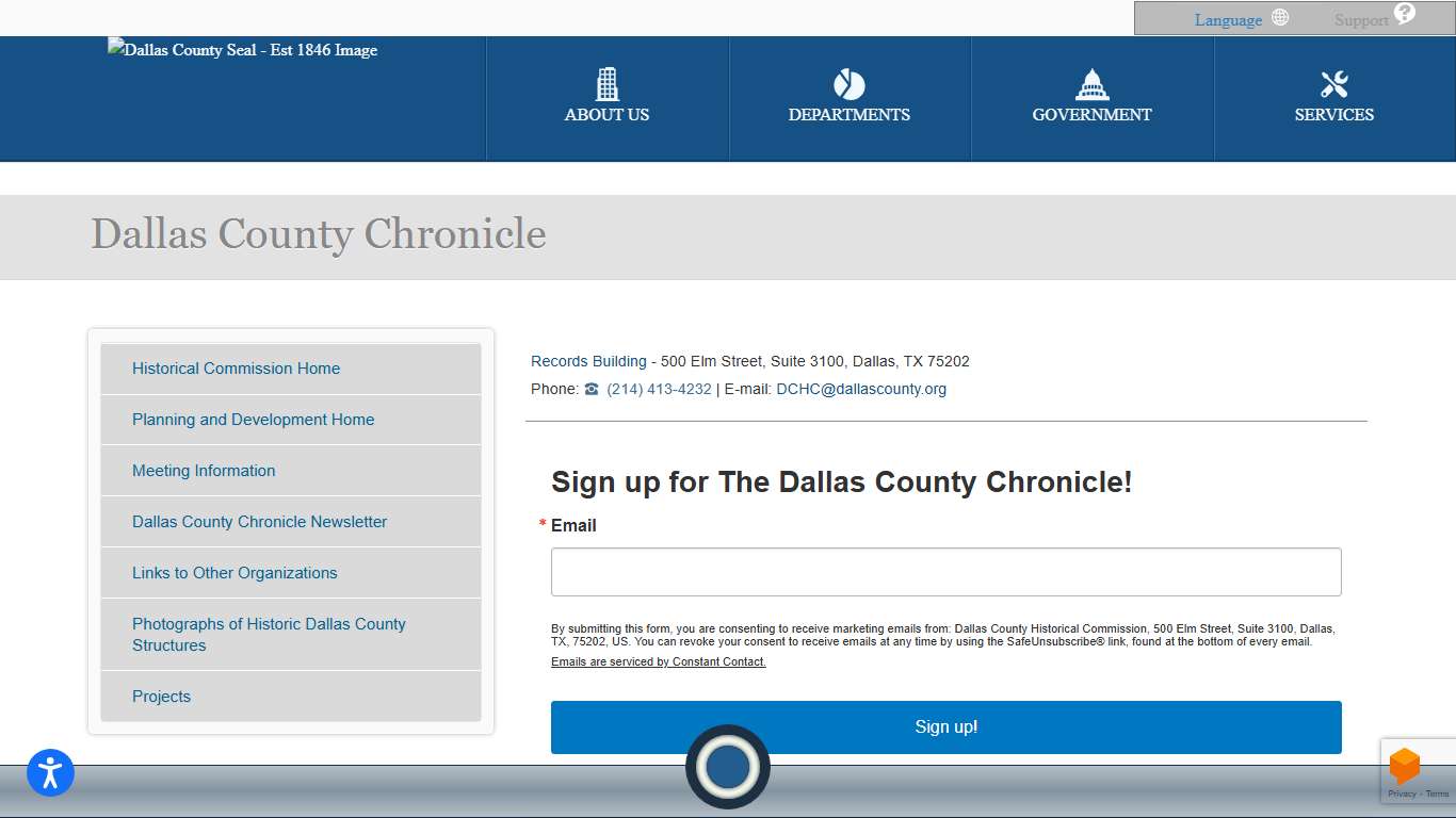 Historical Commission Dallas County Chronicle